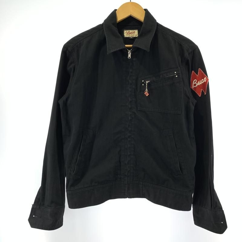 THE REAL McCOY S Buco ジップアップジャケット サイズ38 ブラック リアルマッコイズ ブコ 19