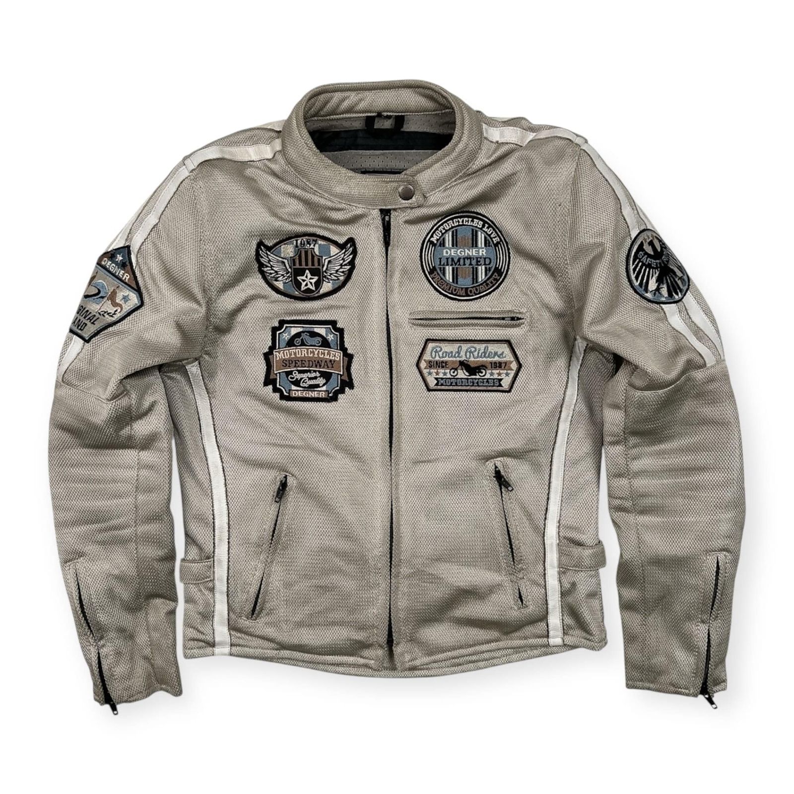 ほぼ新品 デグナー 秋冬 ★胸・肩・肘・背中プロテクター ソフトシェルジャケット ほぼ新品 デグナー 秋冬 胸・肩・肘・背中プロテクター ソフトシェル