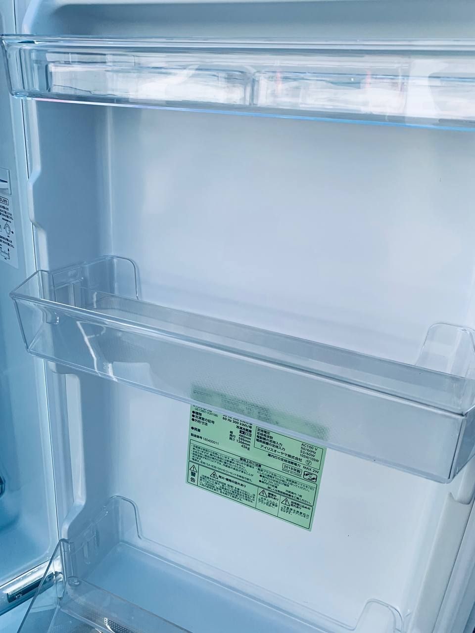 ♢アイリスオーヤマ ノンフロン冷凍冷蔵庫【2018年製】AF156Z-WE