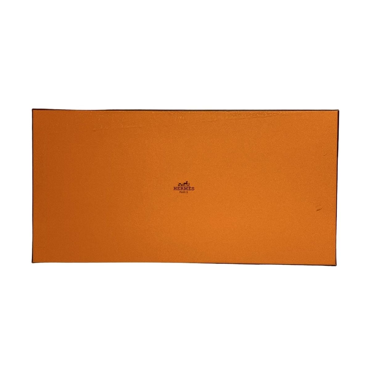 【HERMES】ボルデュックリボン　カットソー　エルメスオレンジS　マルジェラ期 HERMES(エルメス) スカーフ美品 - オレンジ×レッド ボルデュック