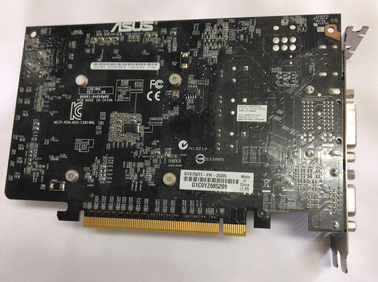 【中古】GTX750TI-PH-2GD5 [PCIExp 2GB]　ビデオカード