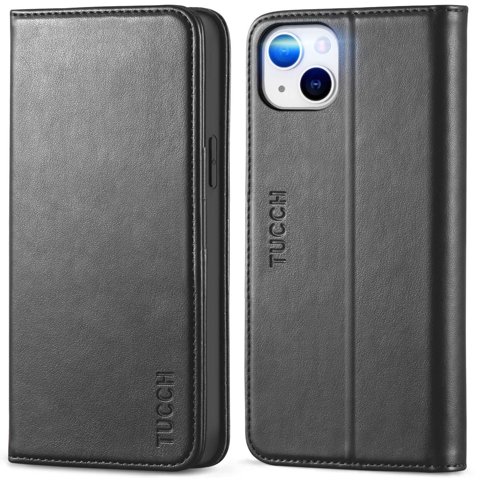 【人気商品】TUCCH iPhone14 Plus ケース 手帳型 iPhone 14 Plus ケース 手帳型 カード収納 衝撃吸収 全面保護 スタンド機能 高級PU合皮 [RFIDブロッキング] あいほん14 Plusケース 財布型 スマホケース(iPho