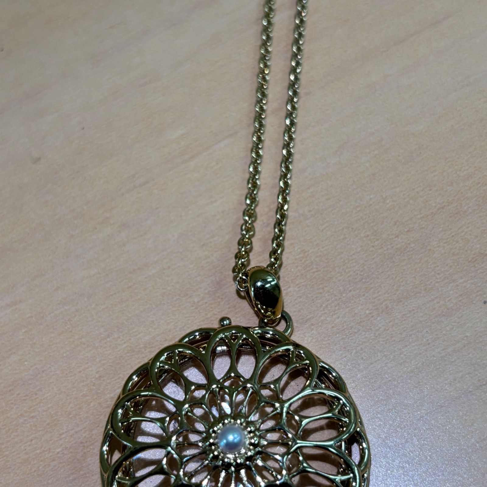 ◎ミキモト MIKIMOTO ルーペネックレス パール ペンダント ルーペ