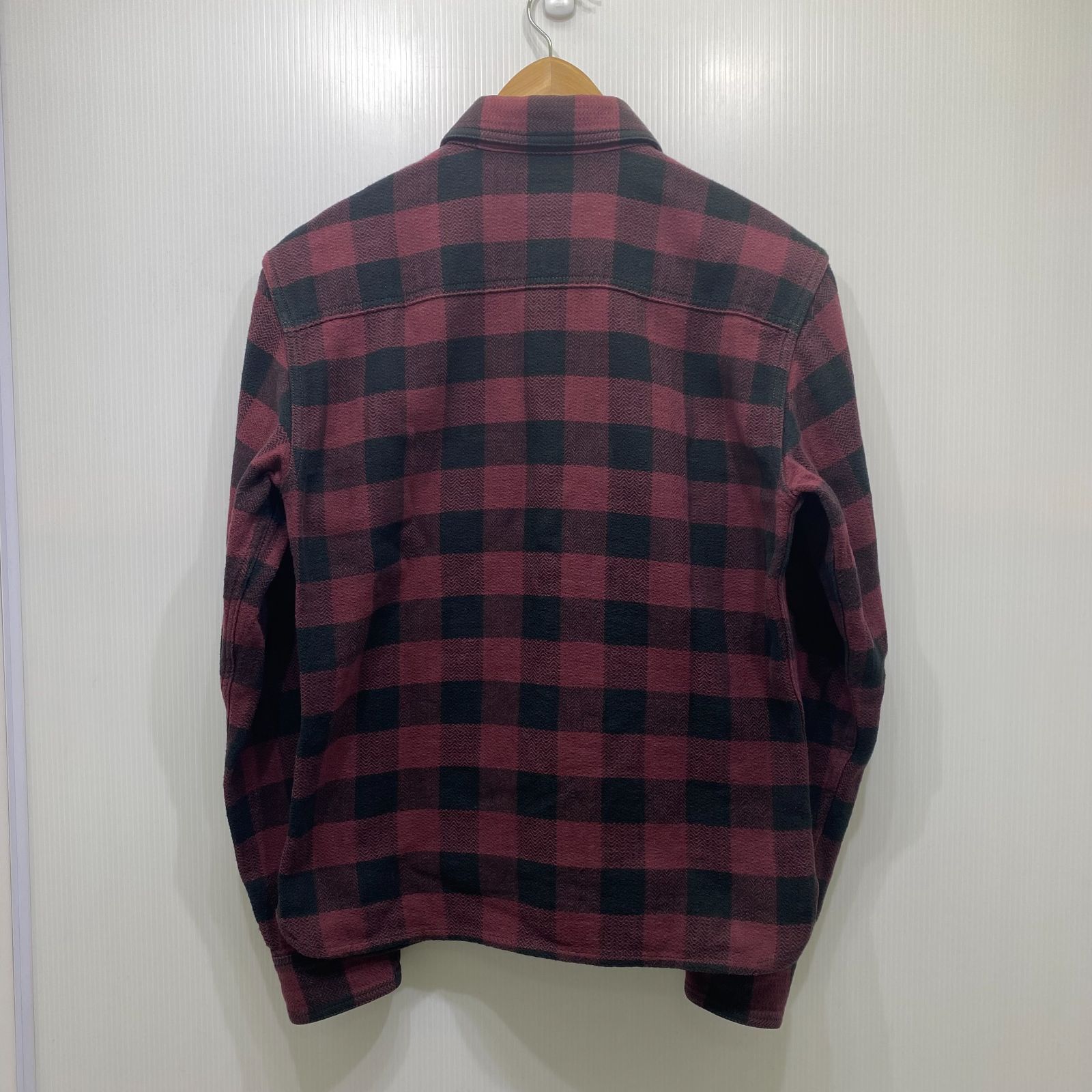 THE FLAT HEAD フラットヘッド ネルシャツ レッド サイズ36