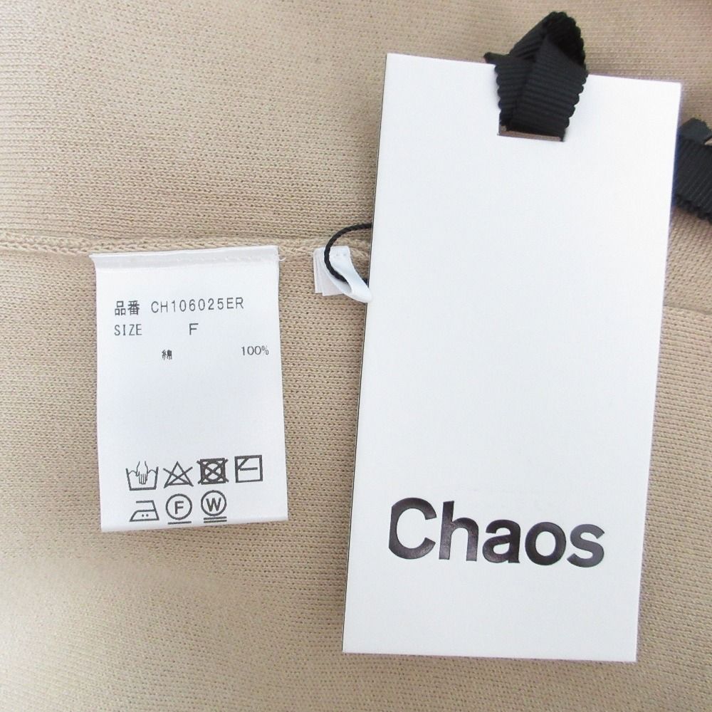 未使用 Chaos カオス ロングスリーブ Vネック ペシューオーバー プル  