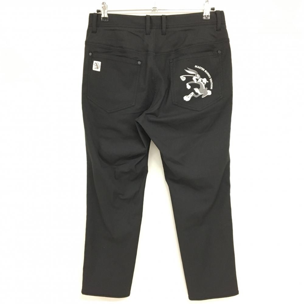 超 マスターバニー×LOONEYTUNES パンツ 黒 バックス バニー メンズ 5 L ゴルフウェア モデル MASTER BUNNY EDITION