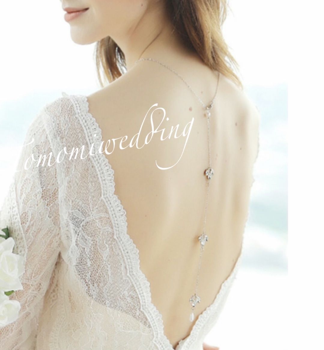 新品◇バックワードネックレス bhldn wedding produce - メルカリ