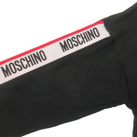 モスキーノ MOSCHINO UNDERWEAR プルパーカー スウェット 長袖 ロゴ 小さいサイズ XS 黒 ブラック /AO16 ■GY09 レディース モスキーノ MOSCHINO UNDERWEAR プルパーカー スウェット 長袖
