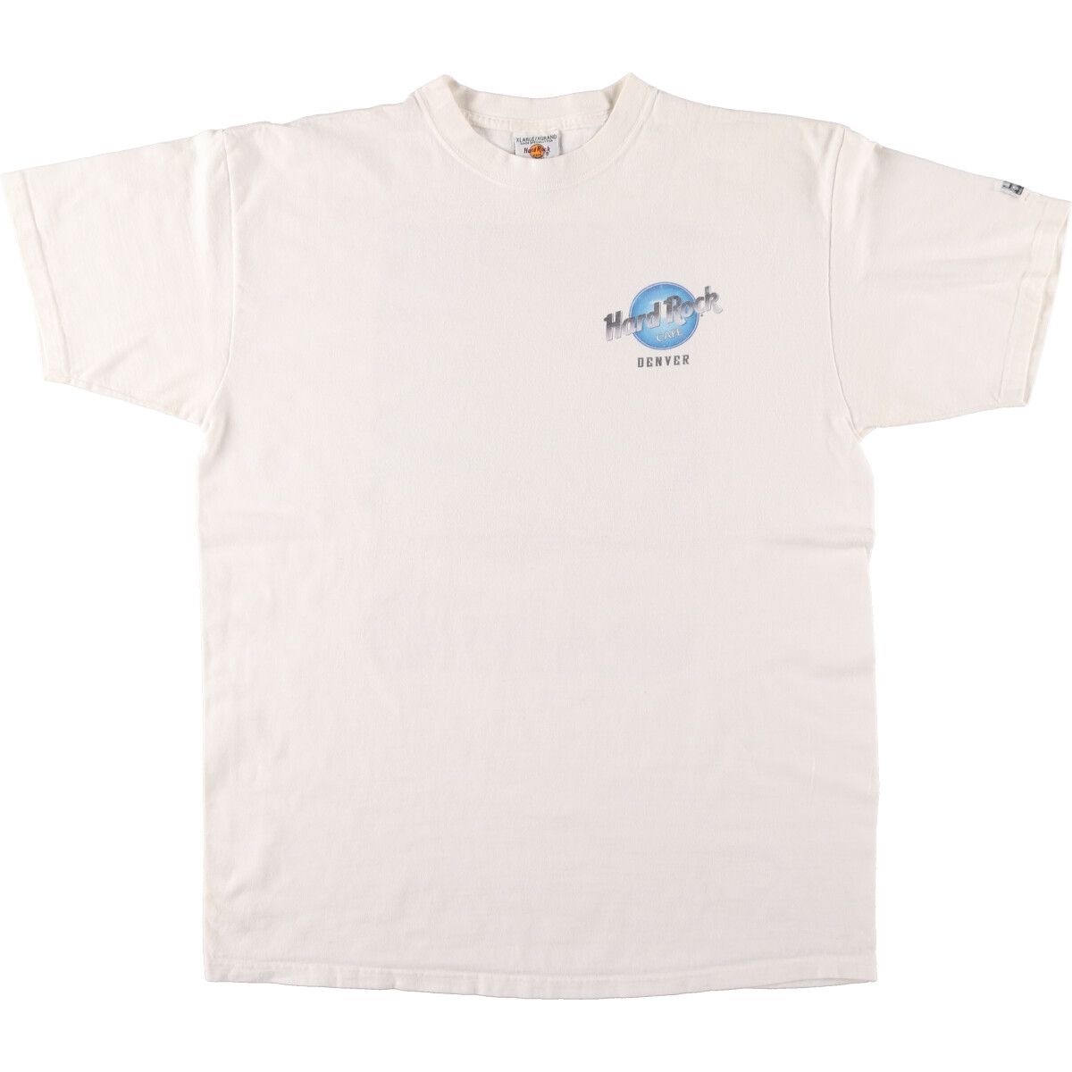 古着 HARD ROCK CAFE ハードロックカフェ DENVER デンバー バックプリント アドバタイジングTシャツ メンズXL相当/eaa410041
