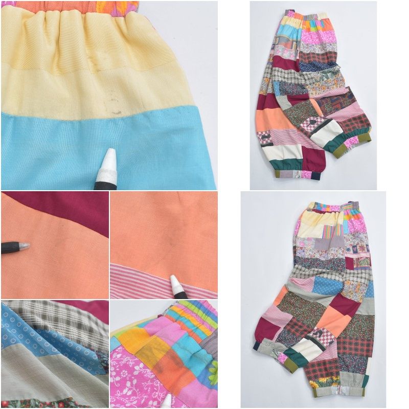 Remake リメイク ハンドメイド テキスタイル パッチワーク キルト  