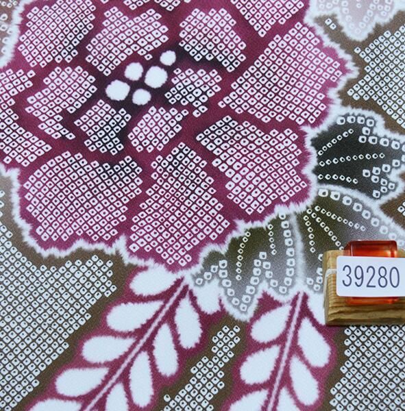 二尺袖 着物 袴フルセット 絵羽 染疋田 牡丹 着物丈は着付けし易い 