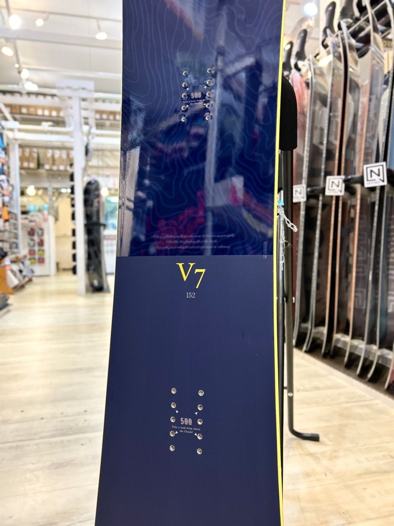 152cm V7&V9 POWDER BOARD V7 NAVY 0 22-23 パウダーボード 型
