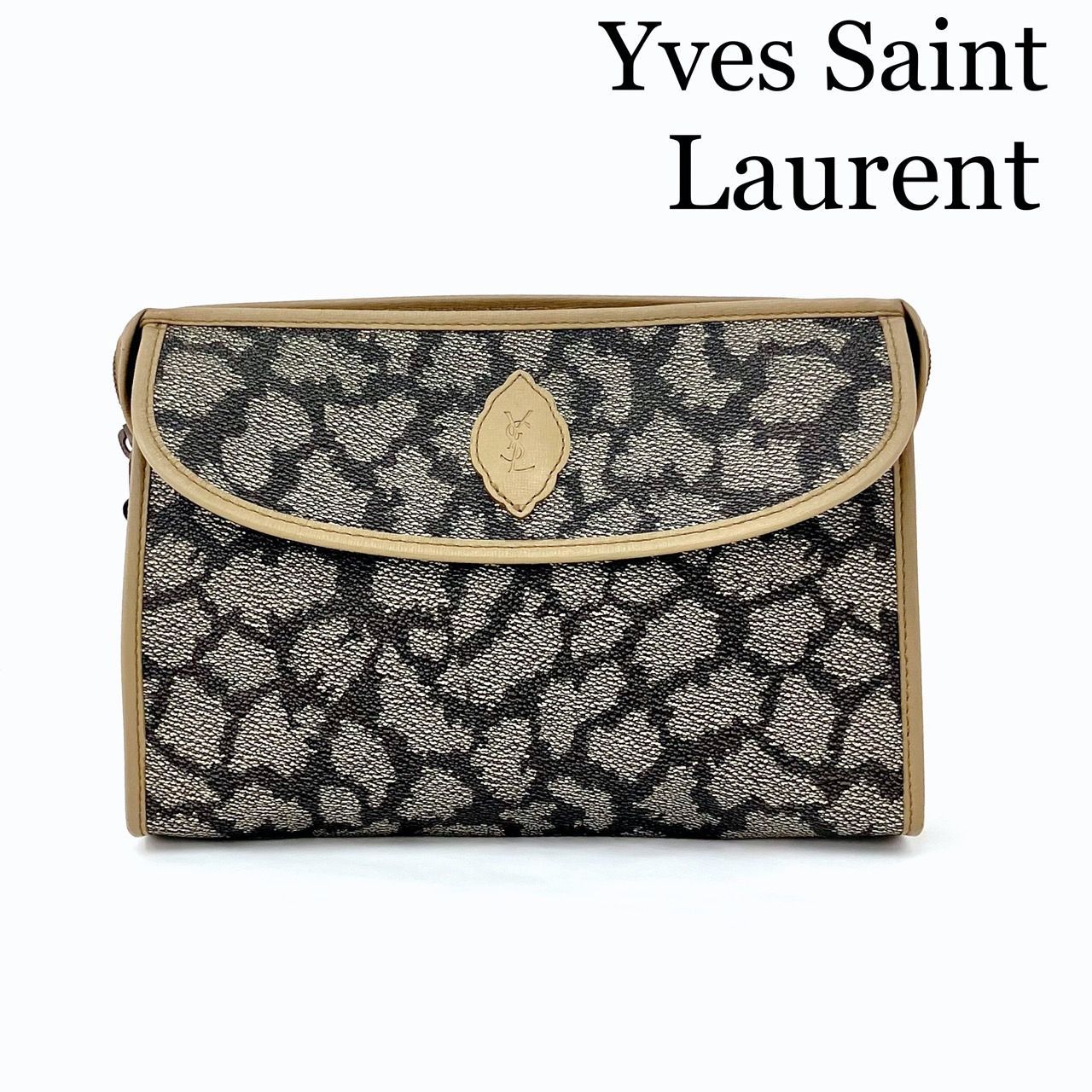 Yves Saint Laurent イヴサンローラン ジラフ クラッチバッグ TA-0494 