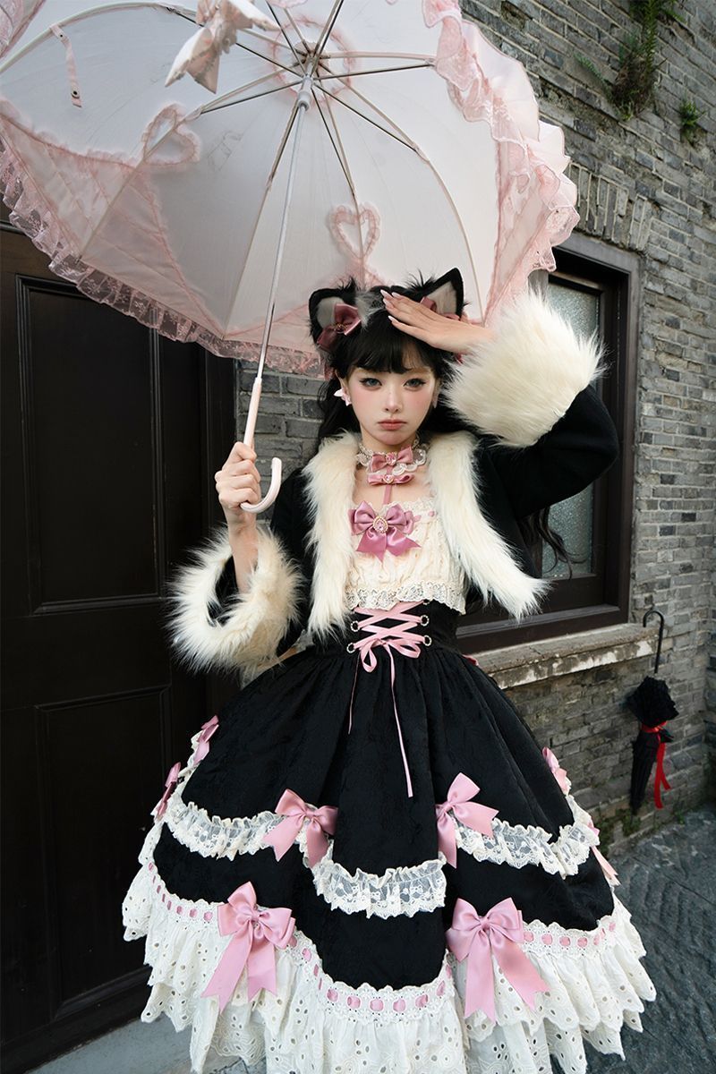 レディース Angelic Pretty ファー付きロングブーツ