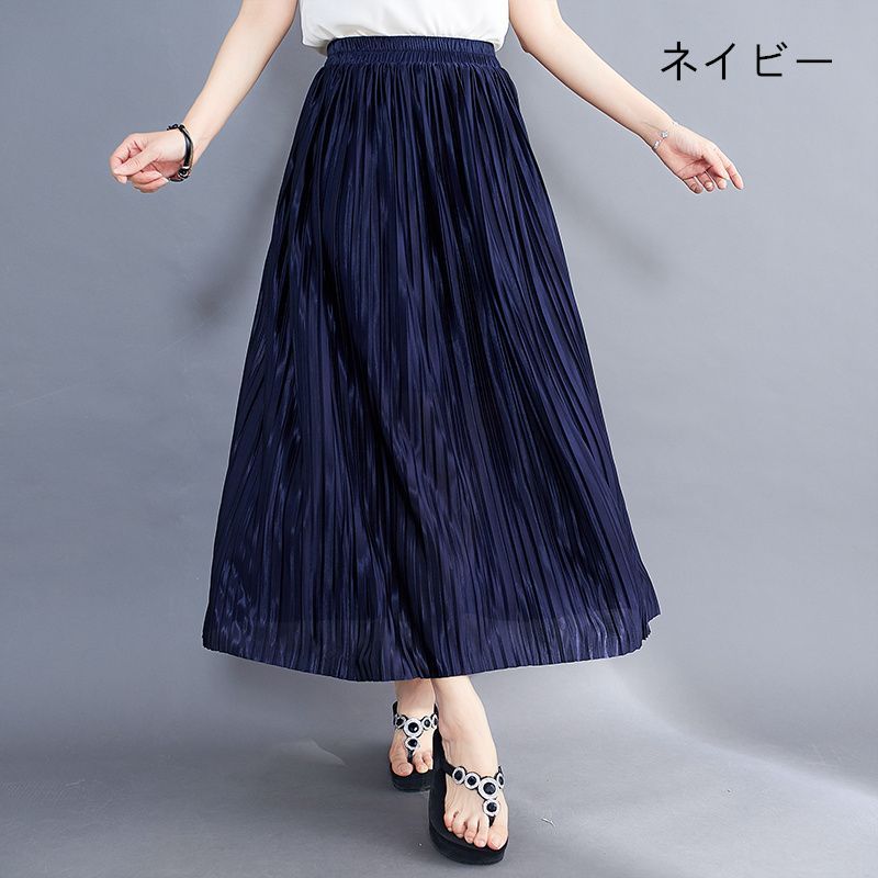 ☆SaturdayClub☆ プリーツマキシスカート プリーツスカート フレア スカート マキシスカート ロング