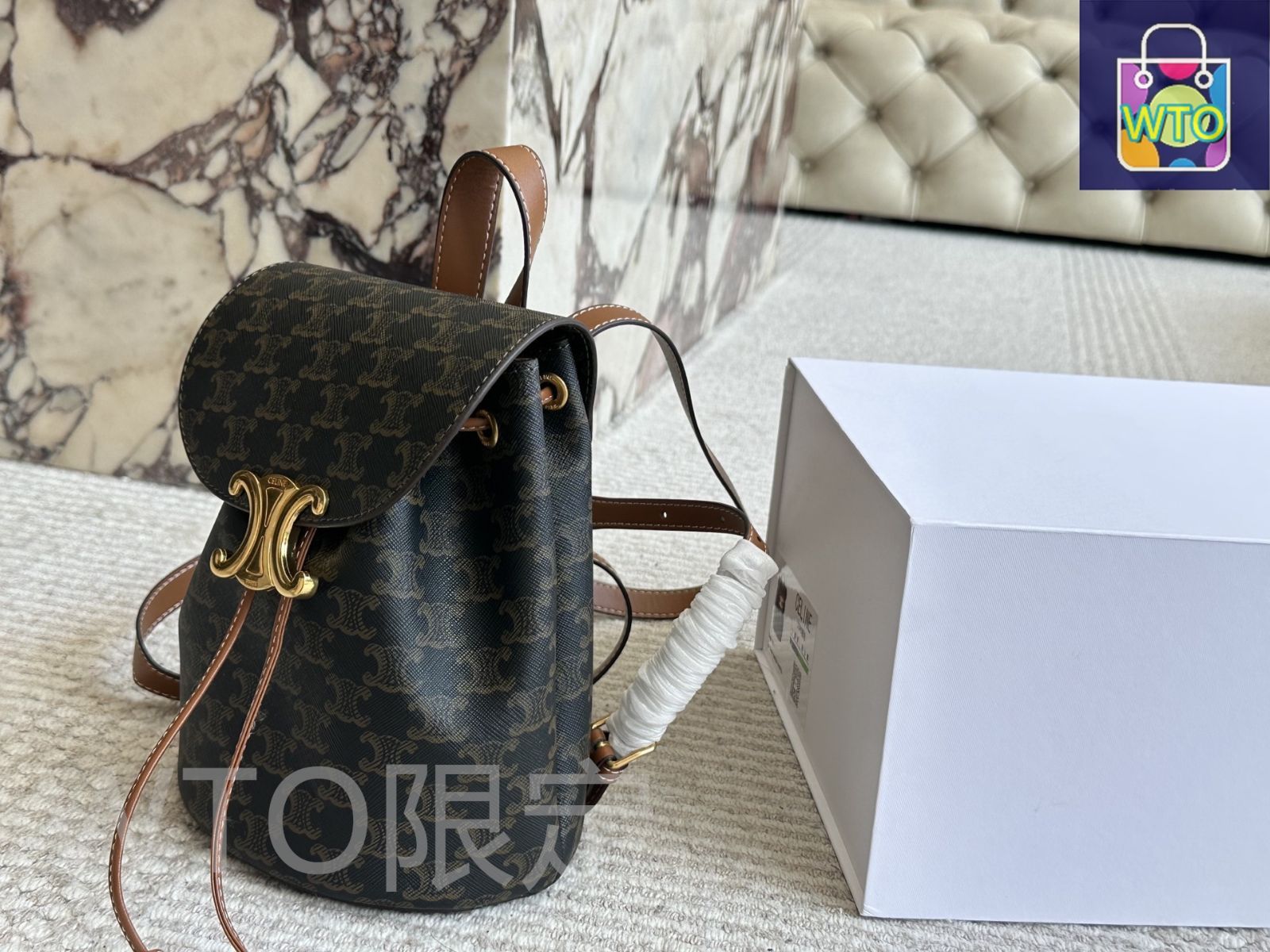 即日発送★CELINE モノグラムショルダーバッグ 今日特価】Celine Monogram Double Shoulder Bag - セリーヌ