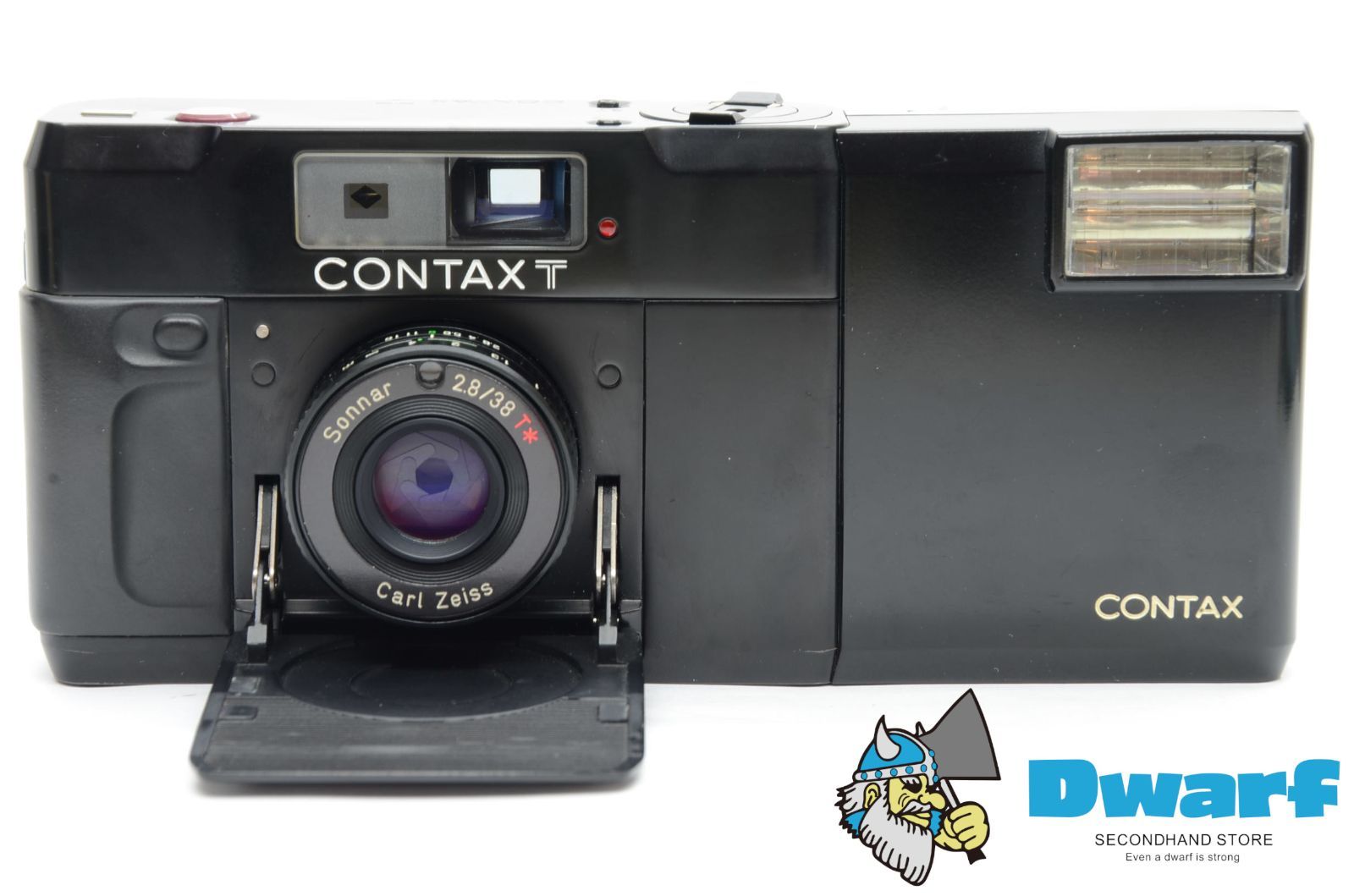 中古】CONTAX コンタックス T シルバー + T14 ストロボ 元箱付き