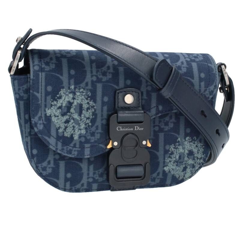 ★送料込★DIOR ×デニムティアーズ ショルダーバッグ Christian Dior×TEARS トロッター デニムティアーズ ショルダー