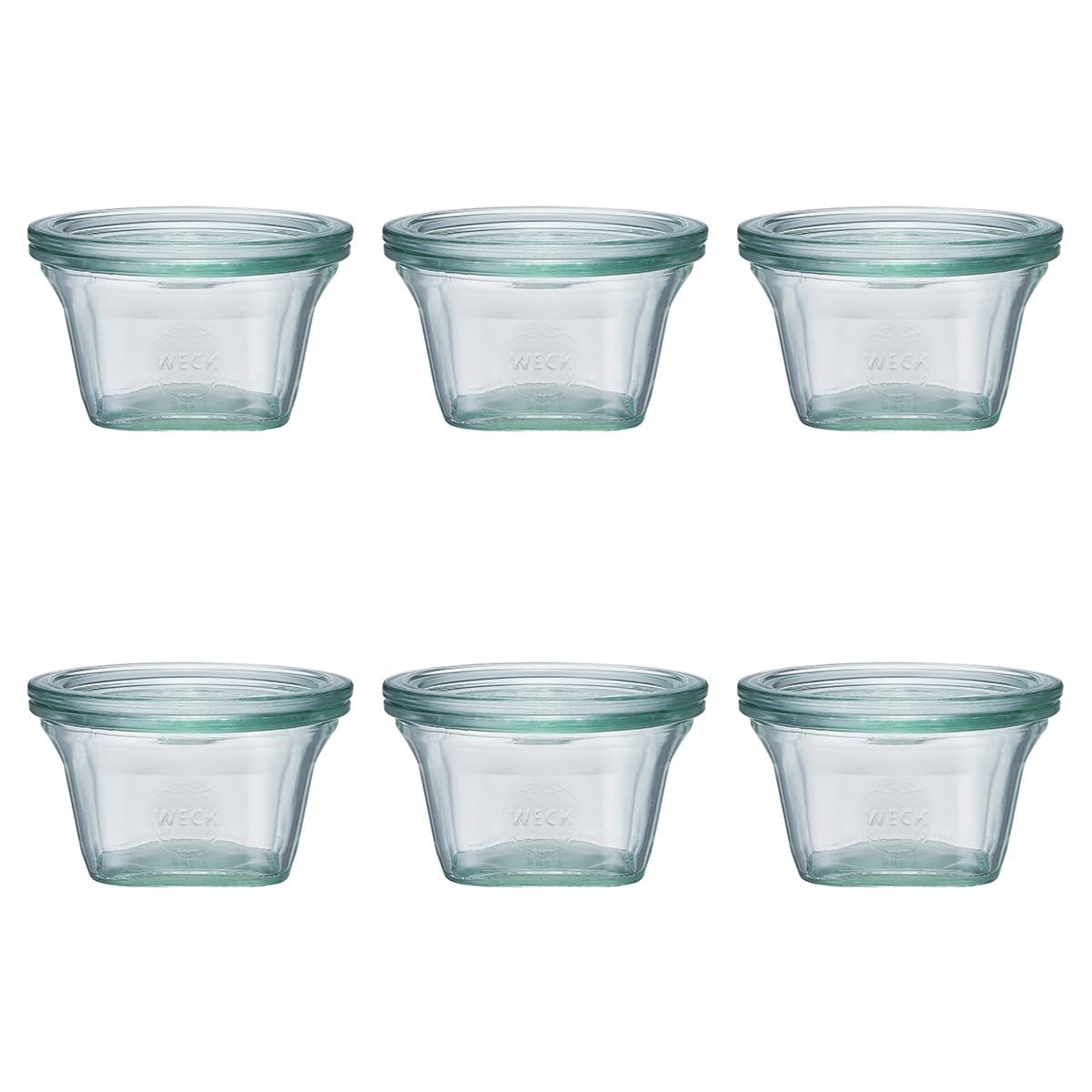 新品未使用 weck ガラスキャニスター セット 新品未使用WECK ガラスキャニスター4個セットMOLD SHAPE 140ml