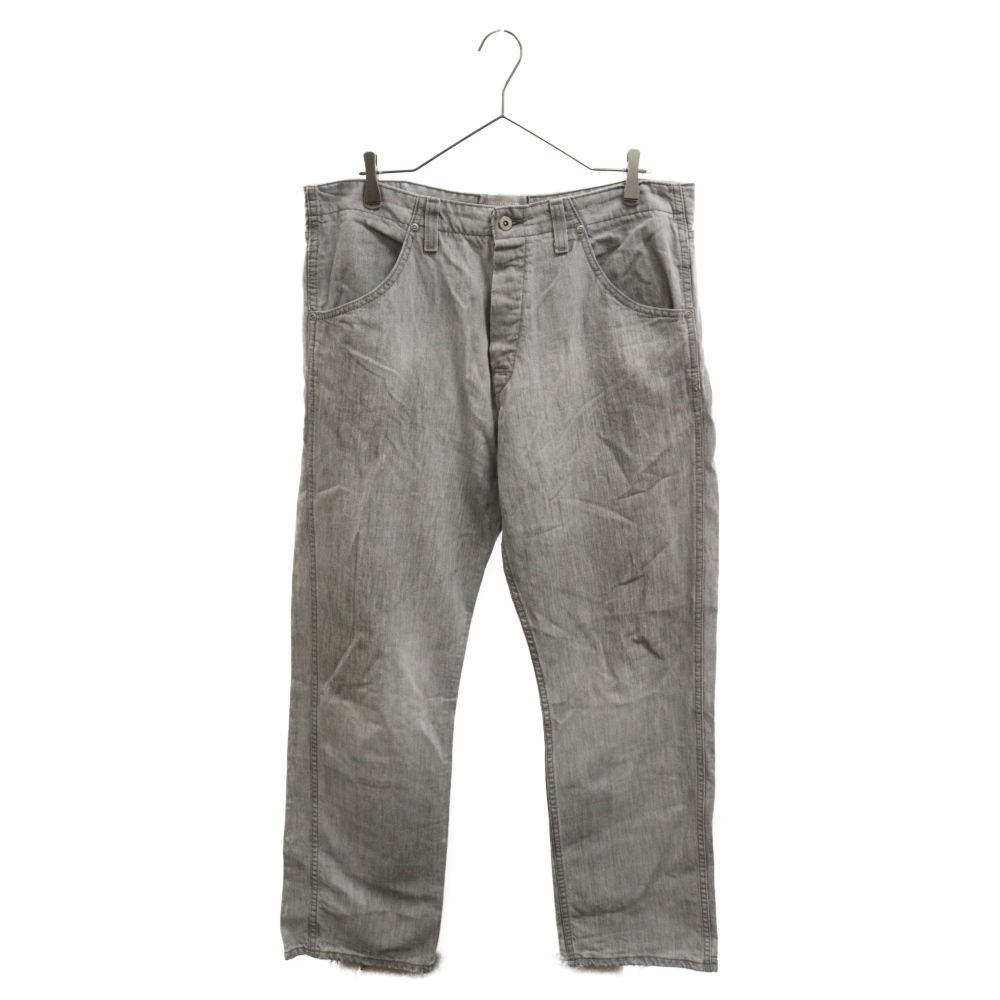 STUSSY (ステューシー) ストレートデニムパンツ グレー