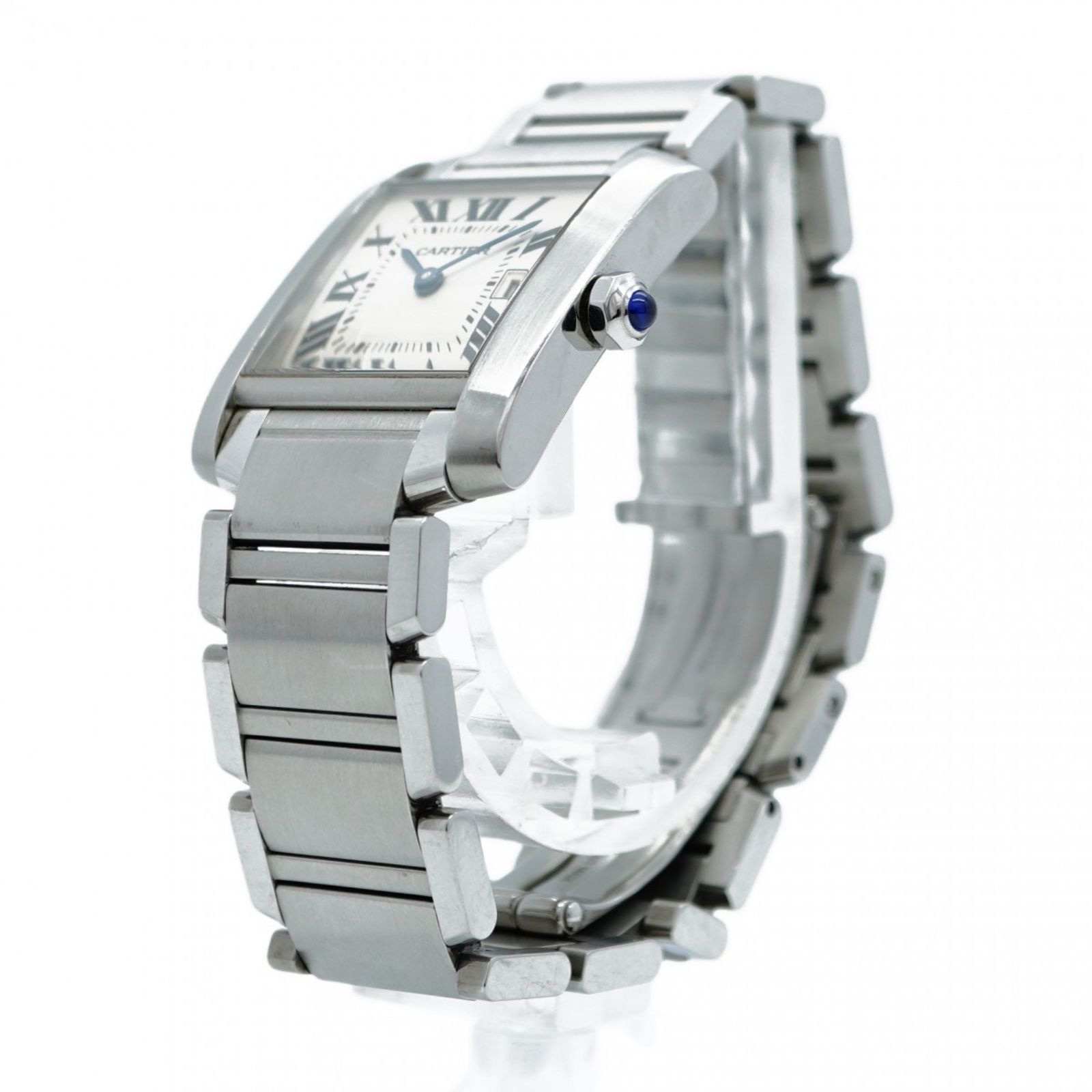 カルティエ タンクフランセーズ 2465 白文字盤腕時計 レディース  