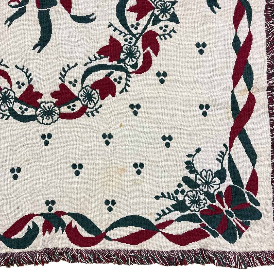ラグ・カーペット・マット vintageラグ カーペット フラワー リボン