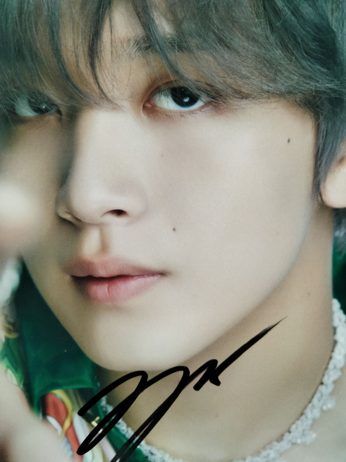 ヘチャン直筆サイン入り2Lサイズ写真…Haechan…NCT…