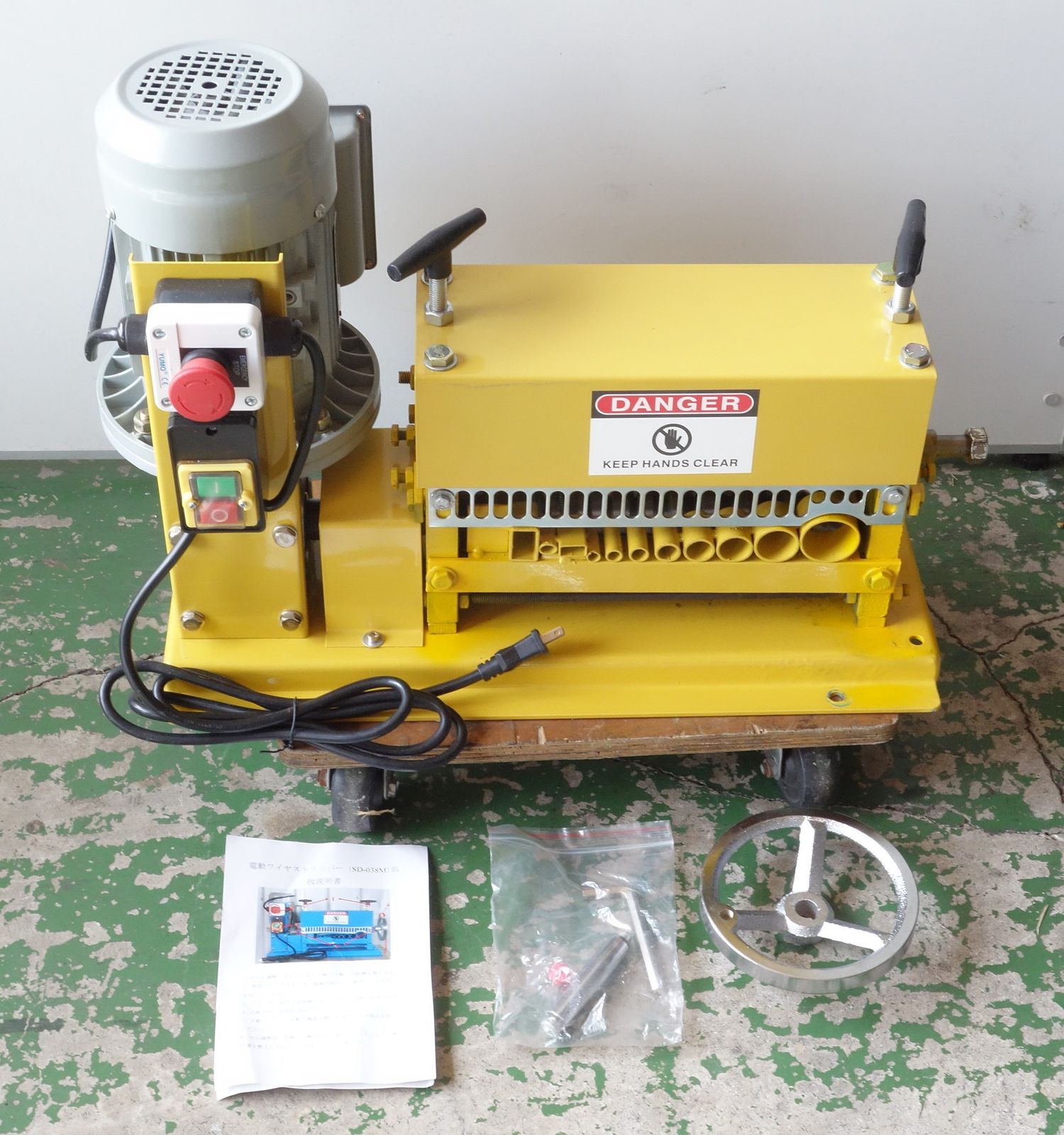 送料無料 ◆電線 銅線 皮むき機 剥線機 ワイヤー ストリッパー カッター YL80L-4 SD-038M メーカー不明◆