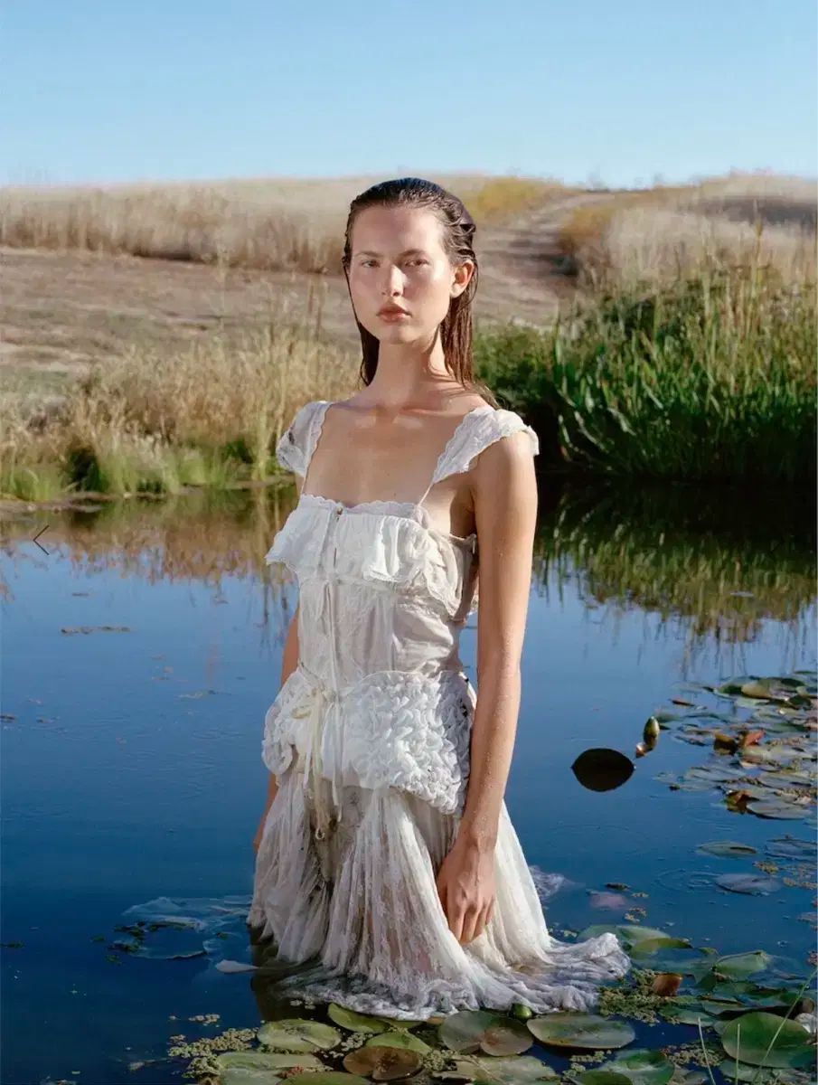 Glowny グロウニー ENCHANTED COTTON LACE DRESS