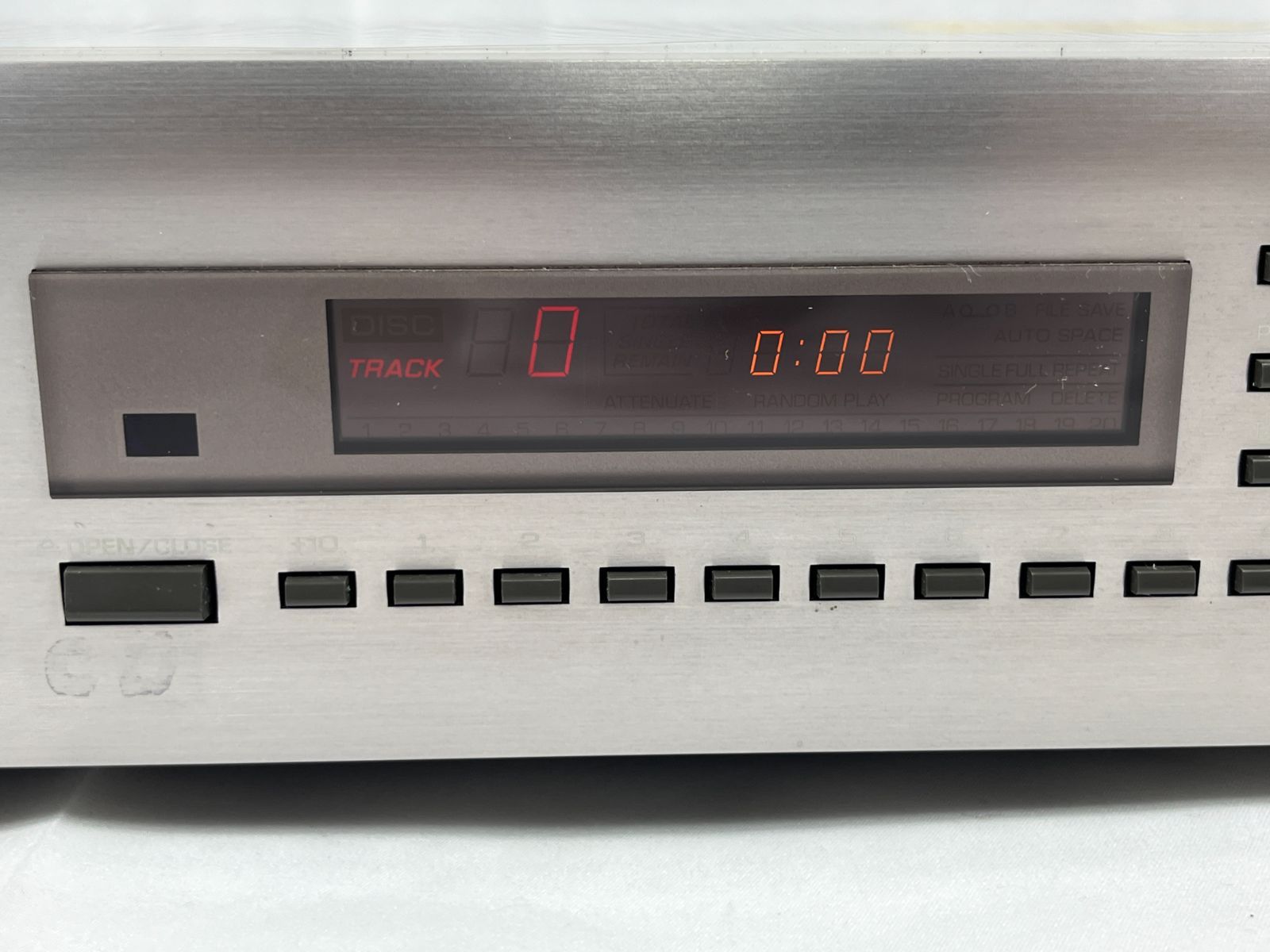 YAMAHA ヤマハ NATURAL SOUND COMPACT DISC PLAYER CDX-100 CDプレーヤー CD プレーヤー ディスク オーディオ 音楽 昭和レトロ 昭和 レトロ