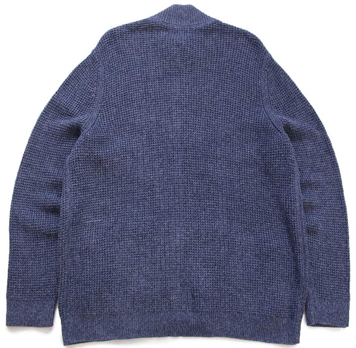 L.L.Bean 無地 ワッフル オーガニックコットン ドライバーズニット 