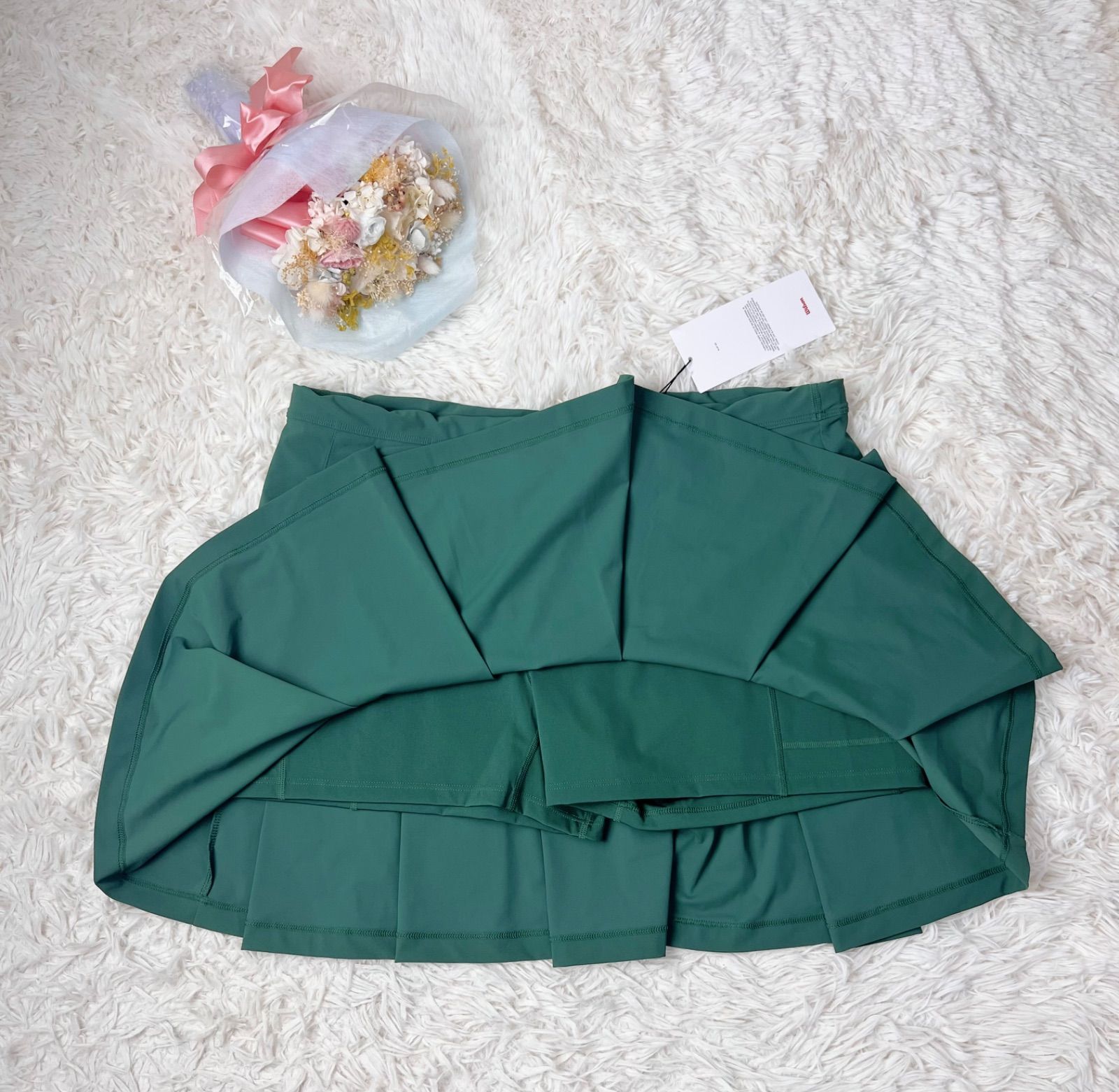 Wilson ウィルソン XL スカート 緑 プリーツ ミニ