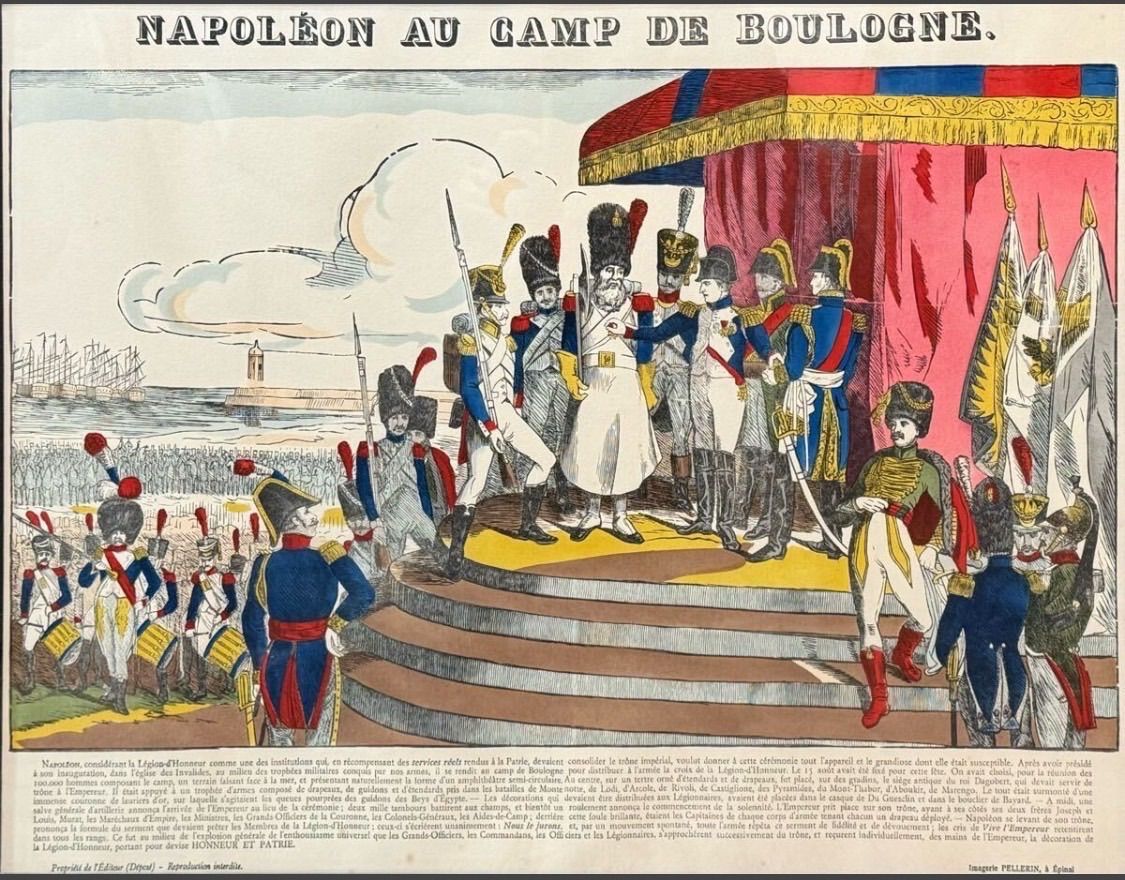 ナポレオン ブローニュのキャンプ 複製画 共シール