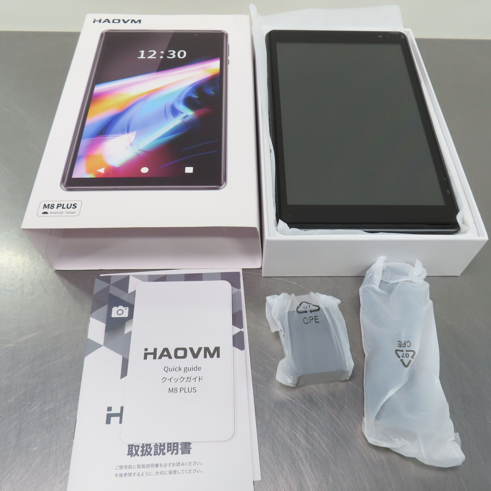未使用品 HAOVM M8 PLUS 8インチ タブレット Android12 5000mAh オクタコア