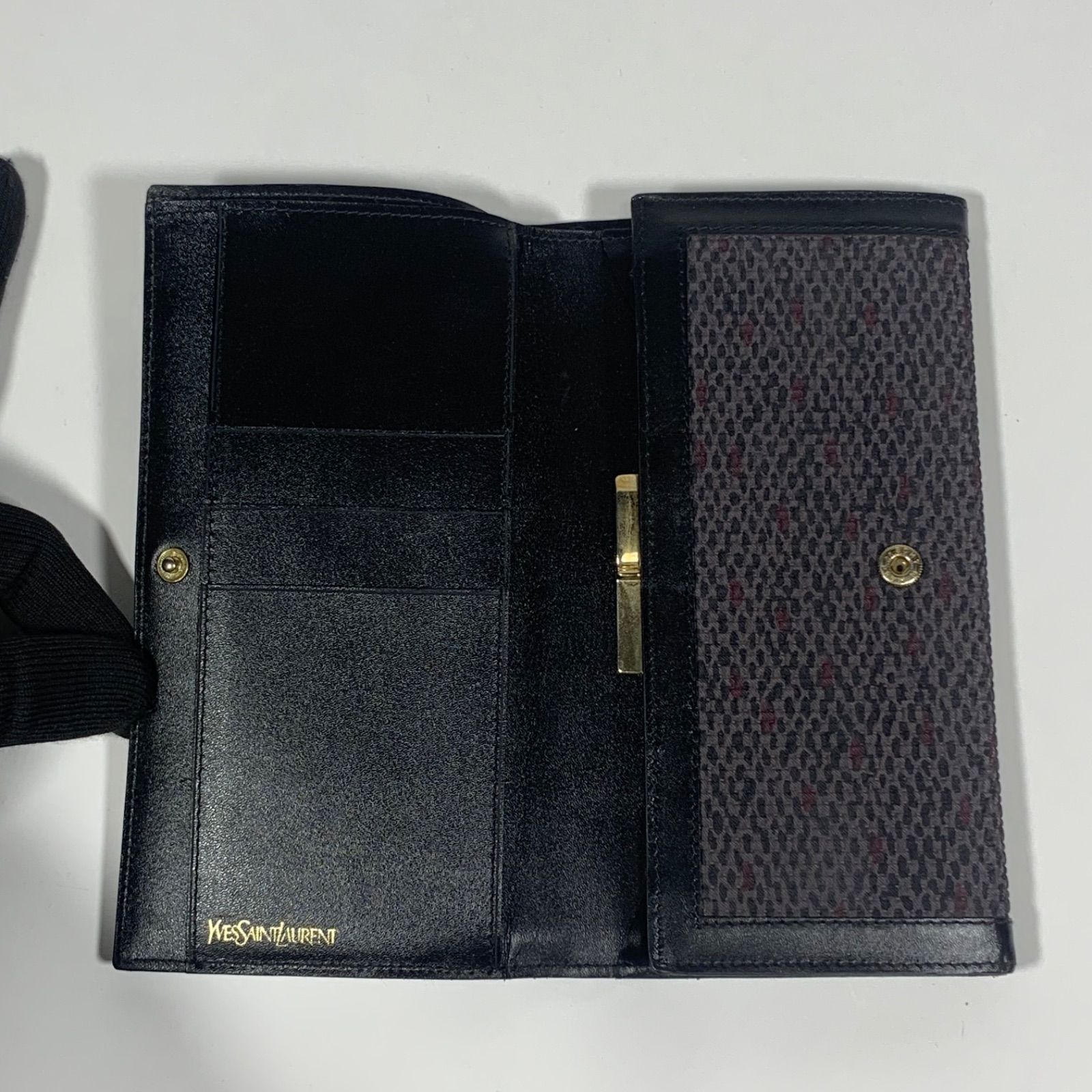 YVES SAINT LAURENT イヴ・サンローラン 長財布 ヴィンテージ 80年代 