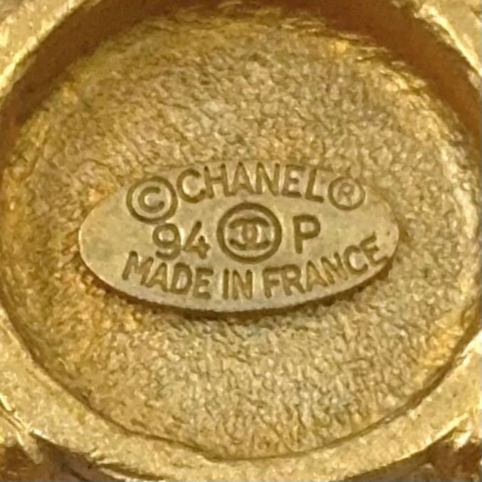 シャネル CHANEL ブローチ ゴールド ココマーク 船舵 CHANEL シャネル ブローチ ココマーク ココ ラウンド