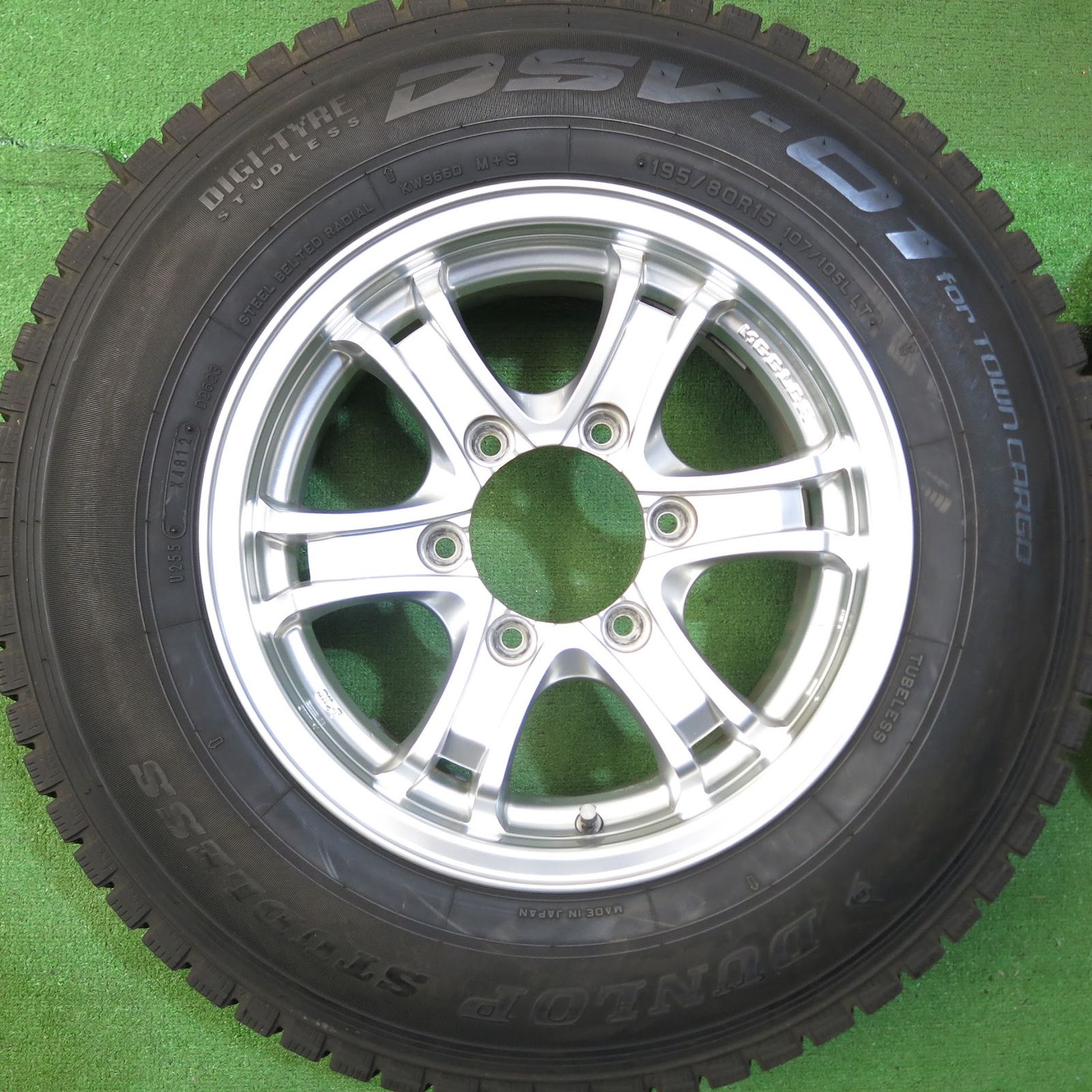 送料無料]4本価格☆ハイエース 等 weds キーラー 195/80R15 107/105L 