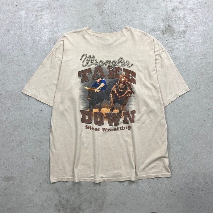 00年代 Wrangler ラングラー 両面プリントTシャツ ウエスタン 00年代 Wrangler ラングラー 両面プリントTシャツ ウエスタン
