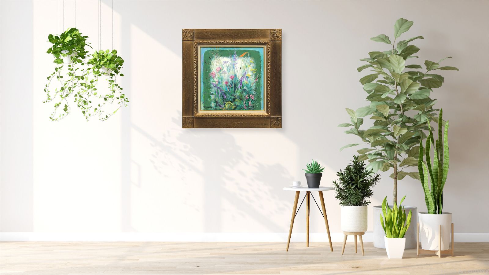 寺坂公雄 「高原の野花好き」 油絵・油彩画 絵画 - メルカリ