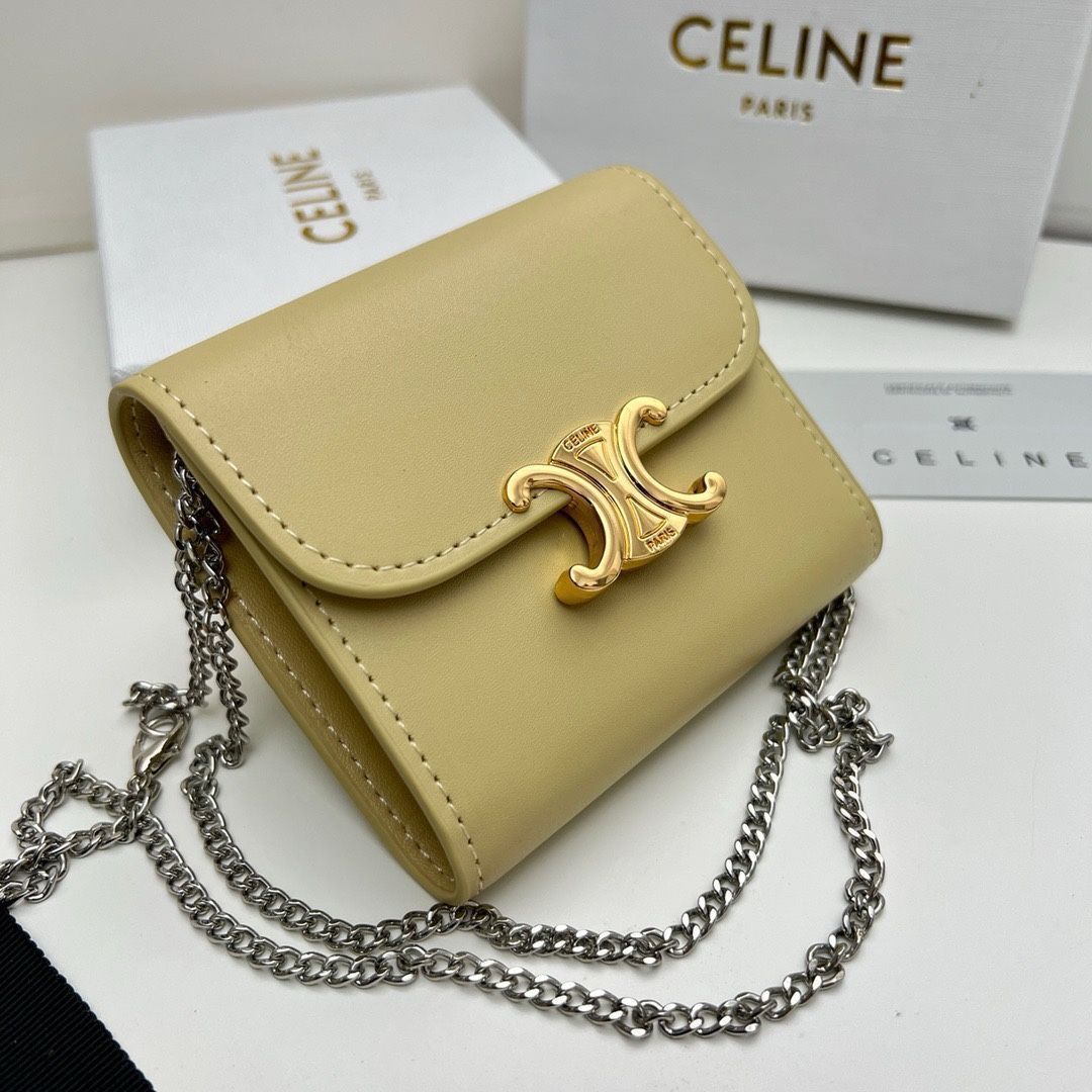 本日限定】?Celine トリオンフ チェーンウォレット 10783 ? 高級