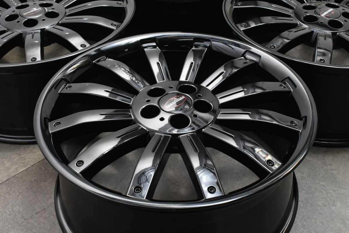 OverFinch TIGER 22in 9J 45 PCD120 グロスブラック 4本 ランドローバー レンジローバー スポーツ ディスカバリー ディフェンダー