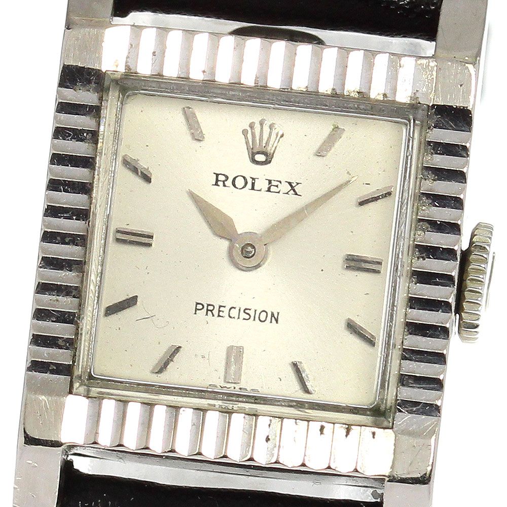 ロレックス ROLEX 9250 プレシジョン K18WG 手巻き レディース_801524