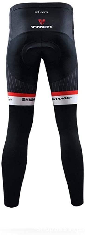 TREK 高弾力 サイクルジャージ上下セット 裏起毛 秋冬 M/L/XL