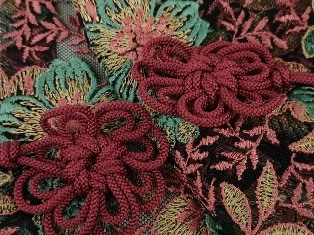 平和屋本店□極上 道中着 ロング丈 スリーシーズン 春夏秋 塵除け 縫  