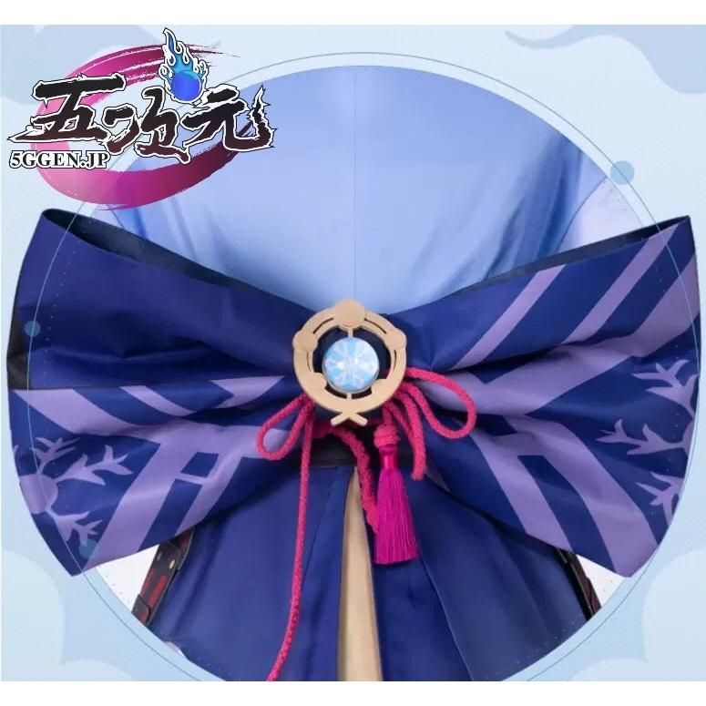 原神 コスプレ 神里綾華 フルセット ウィッグ 靴 扇子 付き