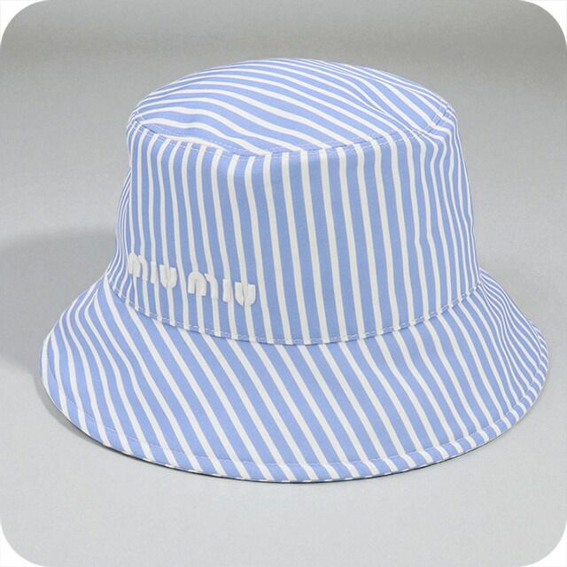 ミュウミュウ MIUMIU 帽子 レディース 5HC196 2DPN バケットハット