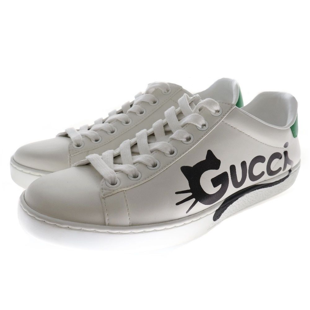GUCCI (グッチ) ACE エース キャット ロゴプリント ローカット