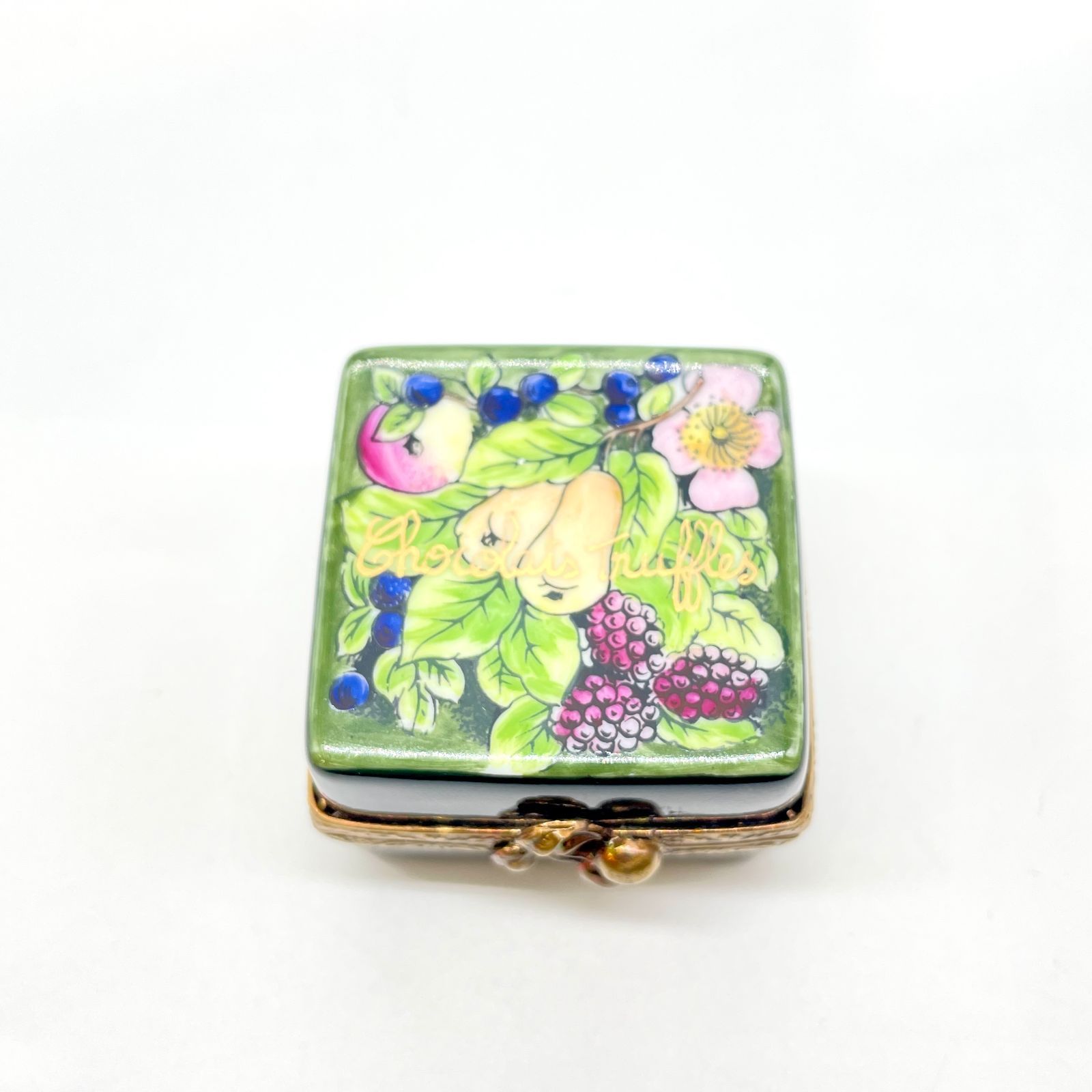 LIMOGES リモージュボックス 天使の装飾 フランス エナメル 小物入れ