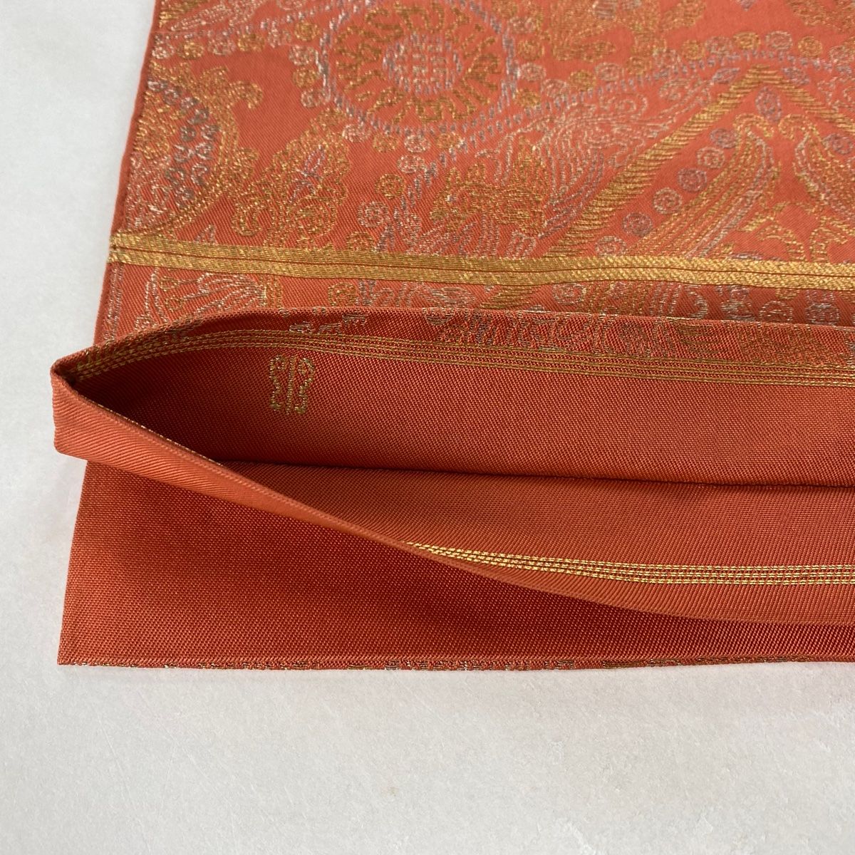 ㊶ 溶かし 袋帯 昭和レトロ 正絹 380cm 
