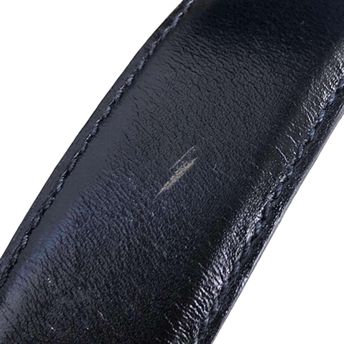 GUCCI グッチ ホースバックルレザーベルト ブラック 80/32 - メルカリ